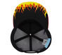 Flamin S Trucker Hat, BLACK, large image number 4