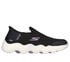 Skechers Slip-ins: GO WALK Massage Fit, BLACK / PINK, swatch