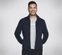 The Hoodless Hoodie Ottoman Jacket, BLEU / ROUGE, large image number 0