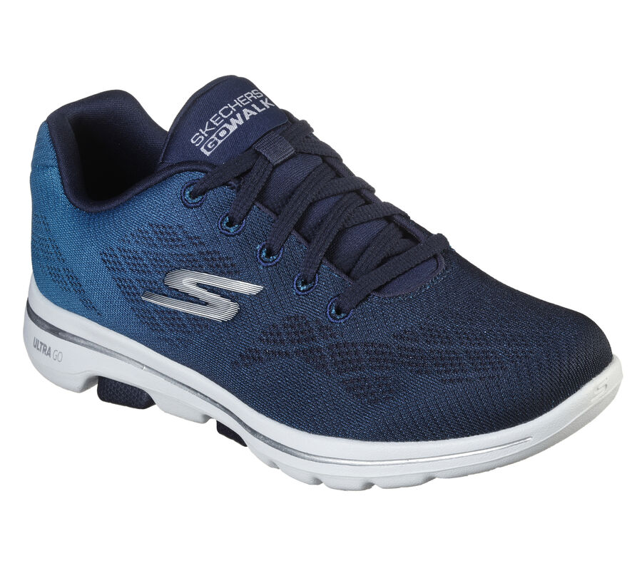 Skechers GOwalk 5 - Alive, NAVY / WHITE, largeimage number 0