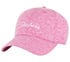 Women's Baseball Hat, HOT PINK / WHITE, swatch