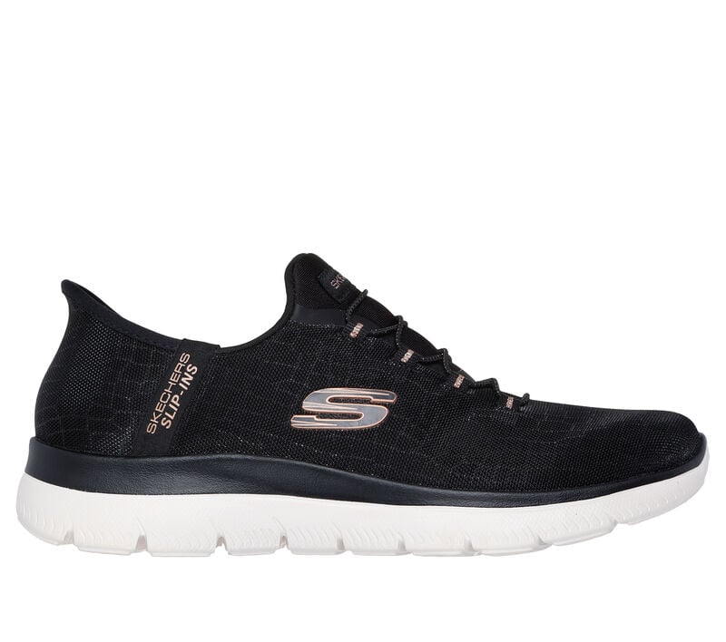 Skechers Slip-ins: Summits - Classy Night, NOIR / OR ROSE, largeimage number 0