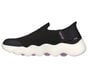 Skechers Slip-ins: GO WALK Massage Fit, BLACK / PINK, large image number 4