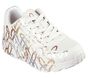 Skechers x JGoldcrown: Uno Lite - Metallic Love, BEIGE / MULTI, large image number 4