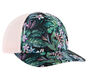 Floral Trucker Hat, BLEU CLAIR / ROSE, large image number 4