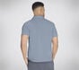 The GO WALK Air Short Sleeve Shirt, BLANC / BLEU, large image number 1