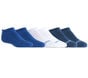 6 Pack Non Terry No Show Socks, BLEU, large image number 0