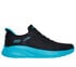 Skechers Slip-ins: BOBS Sport Squad Chaos, NOIR / TURQUOISE, swatch