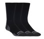 3 Pack Half Terry Crew Socks, NOIR, large image number 0