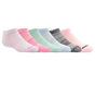 6 Pack Low Cut Color Stripe Socks, ASSORTI, large image number 0