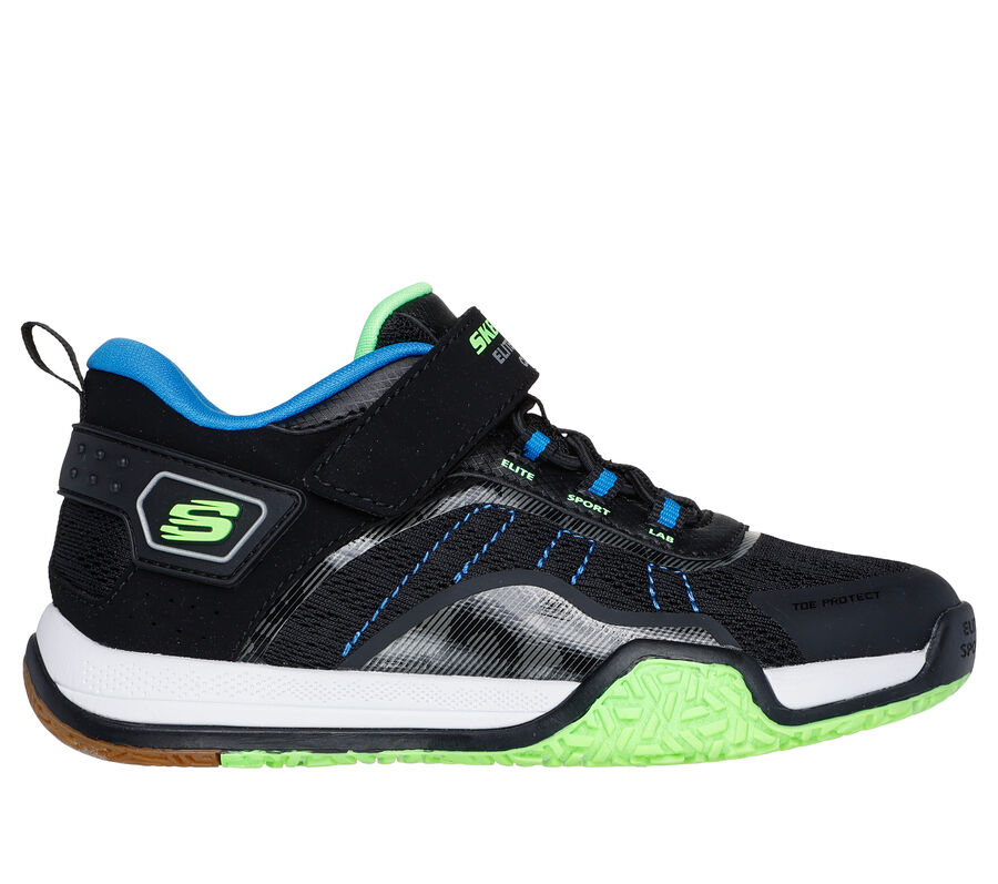 Elite Sport Court, NOIR / VERT-LIME, largeimage number 0