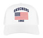Skechers Accessories USA Flag Trucker Hat, BLANC, large image number 2