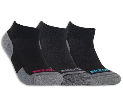 3 Pack Half Terry Quarter Work Socks