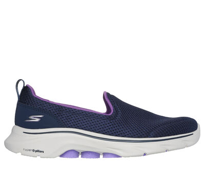 Skechers GOwalk Evolution Ultra - Mirable Navy / White 15736 NVW - Womens  Trainers - Humphries Shoes