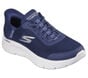 Skechers Slip-ins: GO WALK Flex - Grand Entry, BLEU MARINE / BLANC, large image number 5