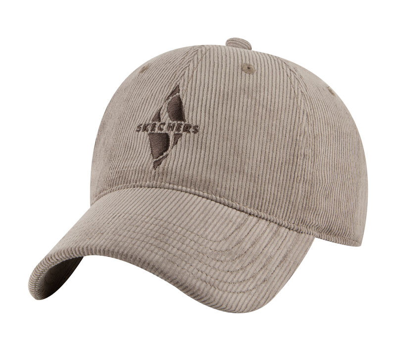 Diamond Cord Dad Hat, BRUN / BEIGE, largeimage number 0