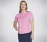 GO DRI SWIFT Club Polo, ROSE FLUO / BLANC, swatch