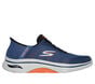 Skechers Slip-ins: GO WALK Arch Fit 2.0 - Simplicity 2.5, NAVY / ORANGE, large image number 0