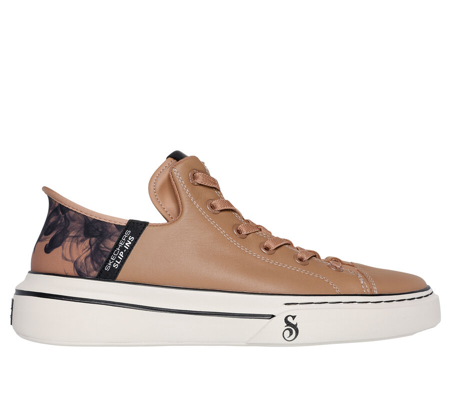 Premium Leather Skechers Slip-ins: Snoop One - OG, BRUN CLAIR, largeimage number 0