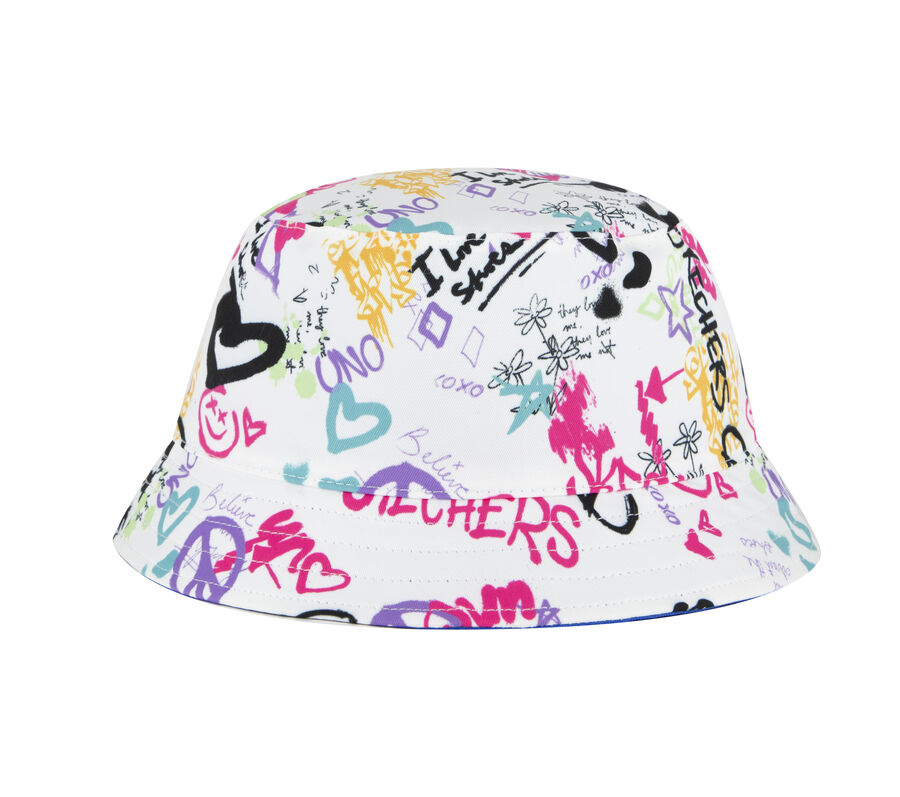 Uno Graffiti Bucket Hat, BLANC / MULTI, largeimage number 0