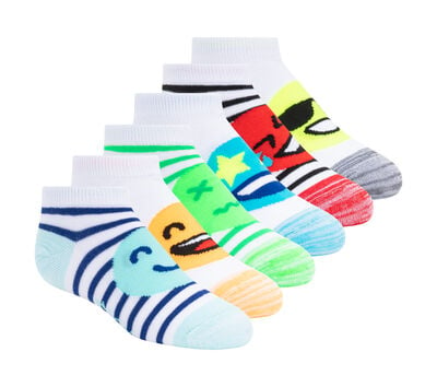 Lowcut Emoticon Socks - 6 Pack