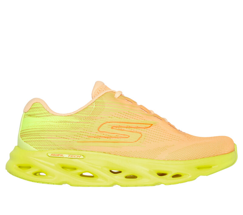 GO RUN Swirl Tech Speed - Ultimate Stride, ORANGE / YELLOW, largeimage number 0