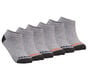 6 Pack Low Cut Walking Socks, GRAY, large image number 0