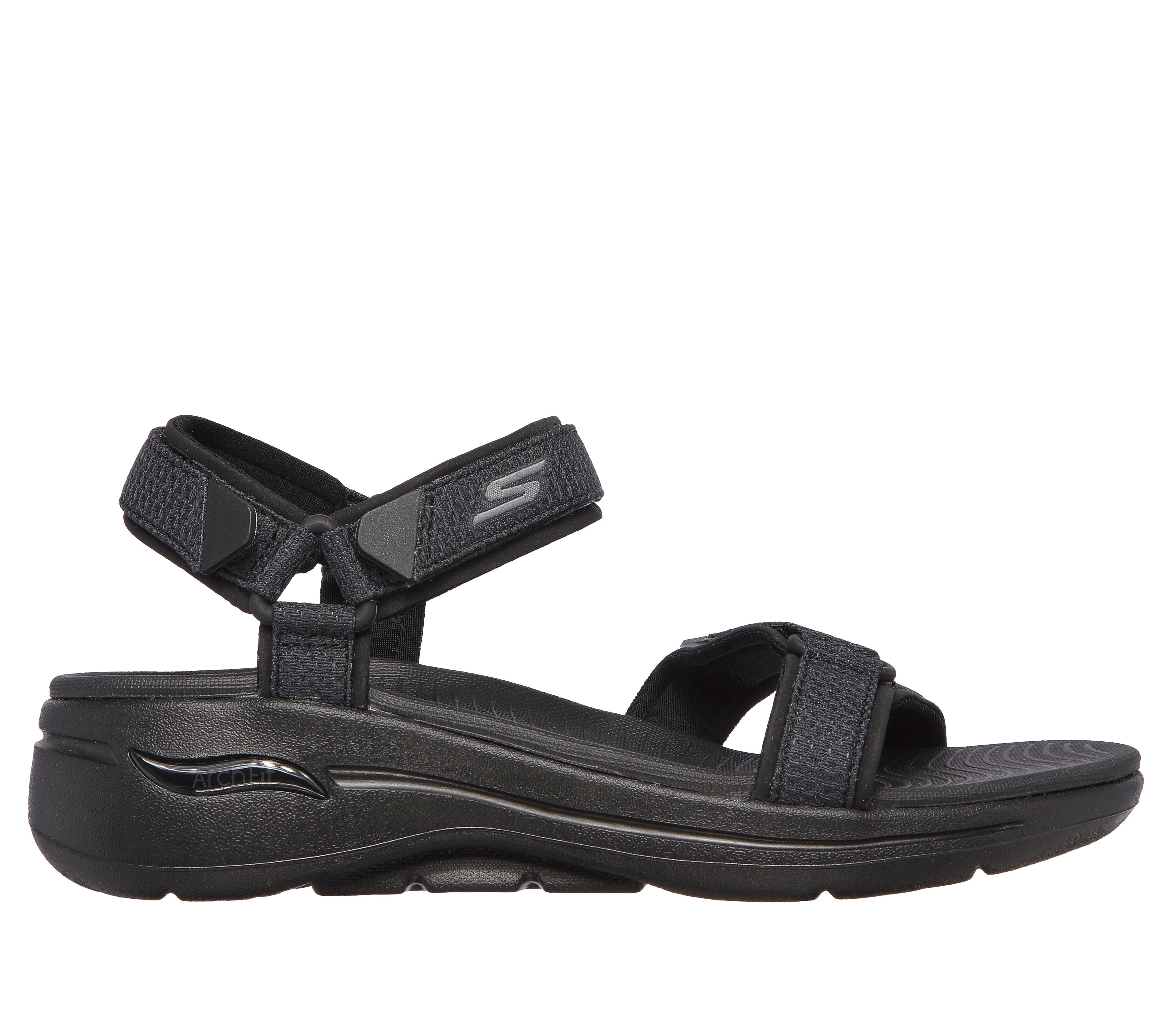 Navy blue sale skechers sandals