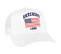 Skechers Accessories USA Flag Trucker Hat, BLANC, large image number 3