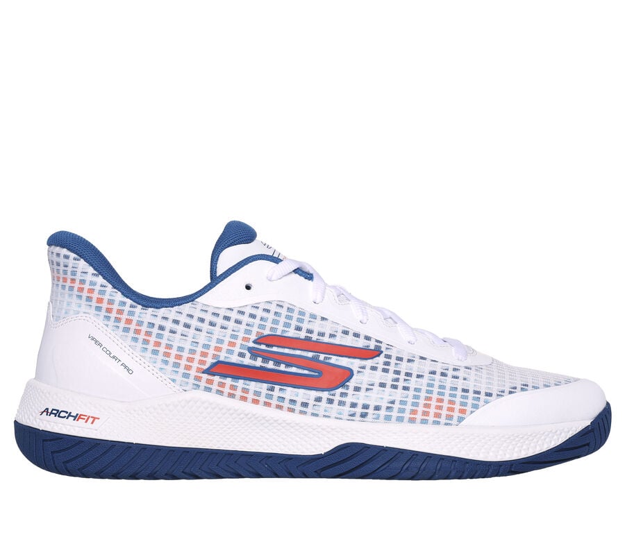 Skechers Viper Court Pro - Pickleball, BLANC / TURQUOISE, largeimage number 0