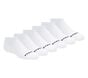 6 Pack Non Terry No Show Socks, BLANC, large image number 0