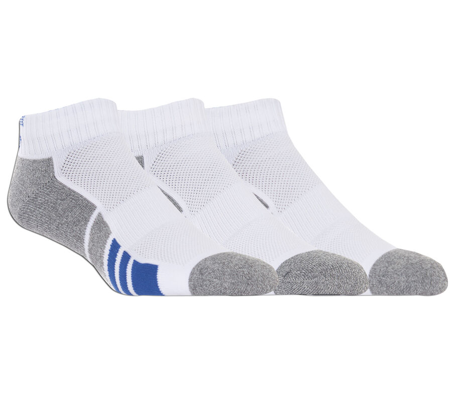 3 Pack Half Terry Athletic Socks, WHITE, largeimage number 0