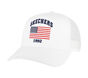 Skechers Accessories USA Flag Trucker Hat, BLANC, large image number 0