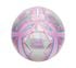 Hex Multi Mini Stripe Size 5 Soccer Ball, ARGENT / ROSE CLAIR, swatch