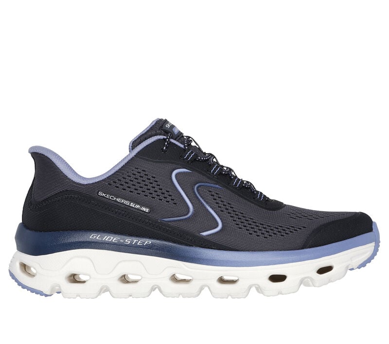 Skechers Slip-Ins: Glide-Step Sole, NOIR / BLEU, largeimage number 0