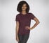 GO DRI Swift Tunic Tee, BURGUNDY / PINK, swatch