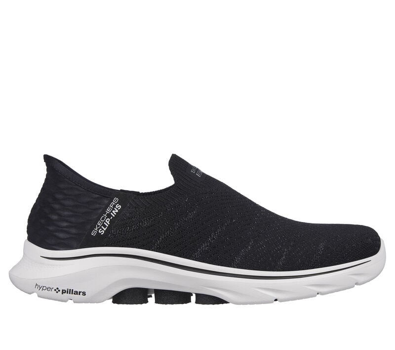 Skechers Slip-ins: GO WALK 7 - Springtime, BLACK / WHITE, largeimage number 0