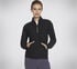 GO LUXE Rib 1/4 Zip, BLACK, swatch