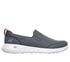 Skechers GOwalk Max - Clinched, GRIS / BOURGOGNE, swatch