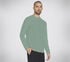 GO DRI All Day Long Sleeve Tee, YELLOW / AQUA, swatch