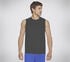 GO DRI Charge Tank, BLACK / CHARCOAL, swatch