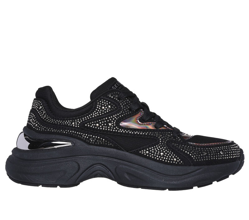 Skechers size 6 yoga mat foam rhinestone embellished sandals