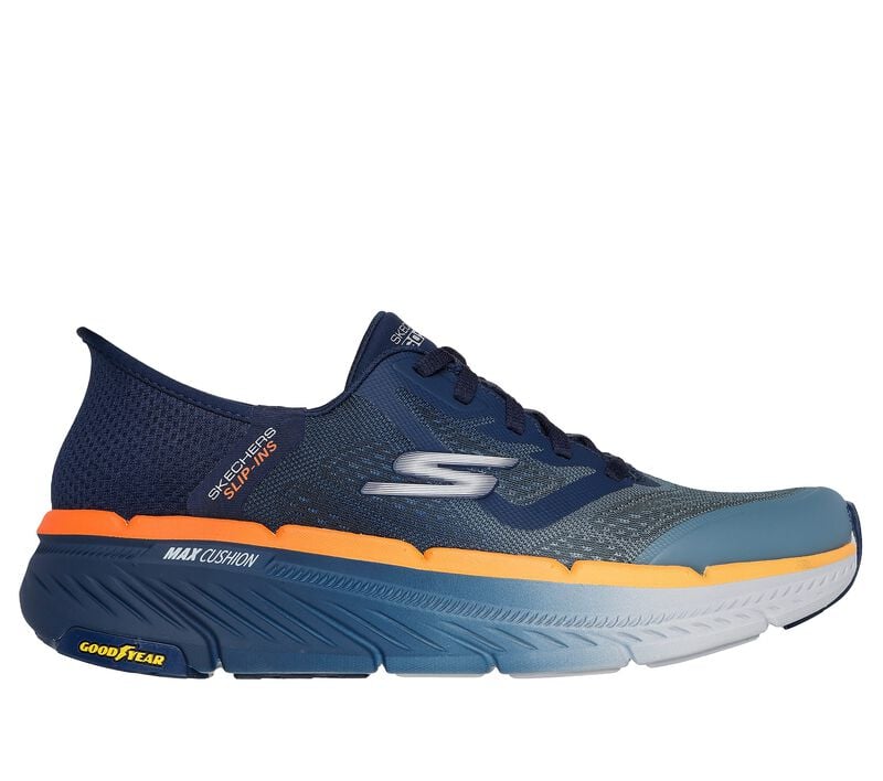 Skechers Slip-ins: Max Cushioning Premier 2.0, BLEU MARINE / ORANGE, largeimage number 0