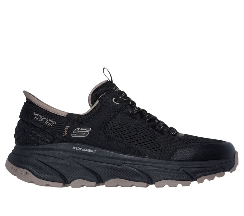 Skechers Slip-ins Relaxed Fit: D'Lux Journey - Switch Stitch, NOIR / TAUPE, largeimage number 0