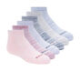 6 Pack Low Cut Color Stripe Socks, MULTI, large image number 0