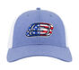 Diamond Mesh Baseball Hat, BEIGE / BLEU MARINE, large image number 3