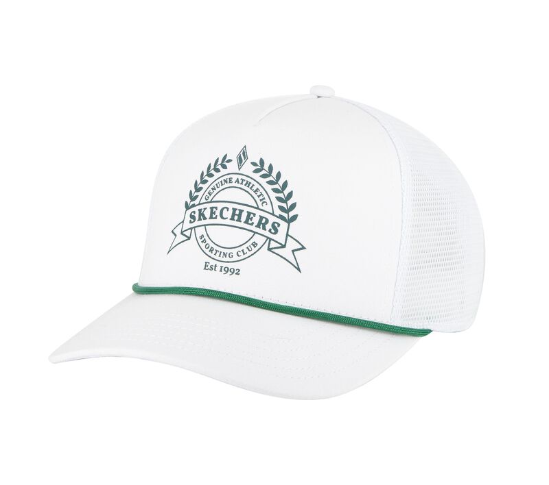 Sport Court Trucker Hat, BLANC, largeimage number 0