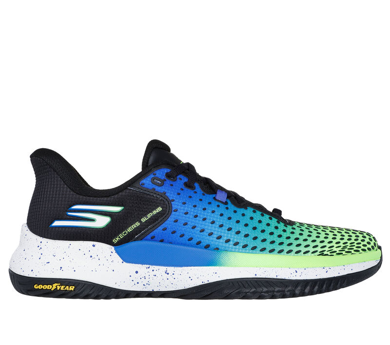 Skechers Slip-ins: Viper Court Elite, BLACK / BLUE, largeimage number 0