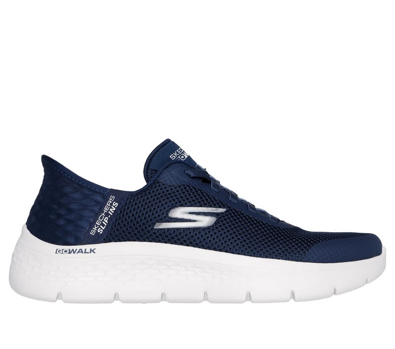 Skechers Slip-ins: GO WALK Flex - Grand Entry, BLEU MARINE / BLANC, largeimage number 0