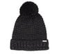 Reverse Stitch Pom-Pom Beanie, NOIR, large image number 0